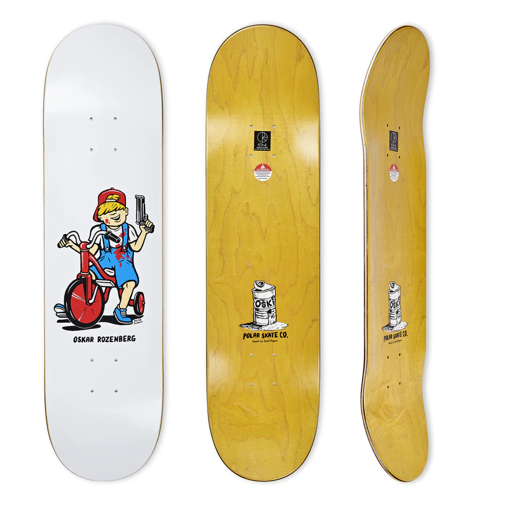 Polar Skate Co. OSKAR ROZENBERG - Tricycle Skateboard Deck
