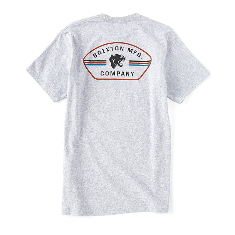 Brixton Rampant T-Shirt - Heather Grey