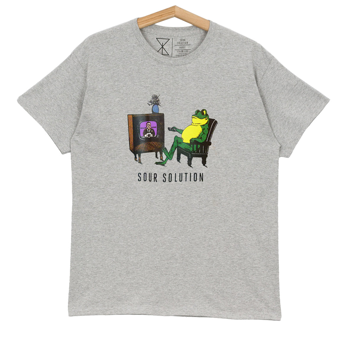 Sour Solution Brain Gone T-Shirt - Grey