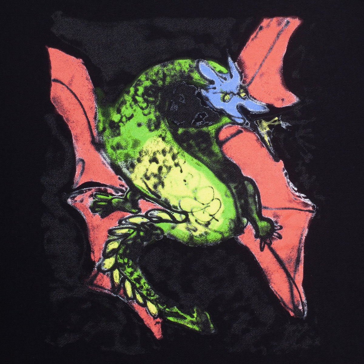 Hockey Air Dragon Hoodie - Black