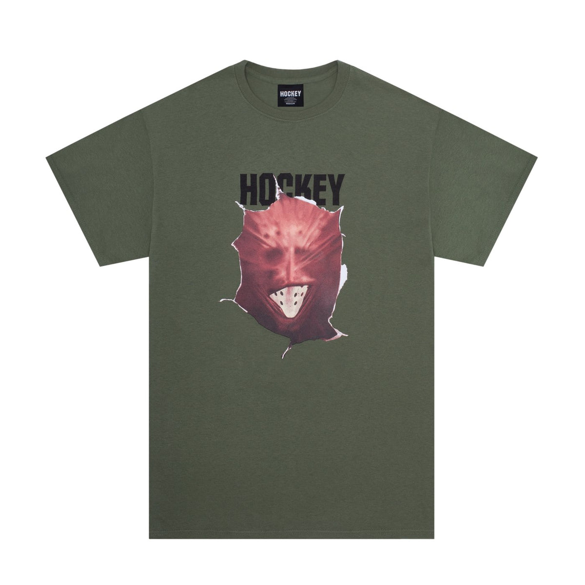 Hockey Fireball T-Shirt - Military Green