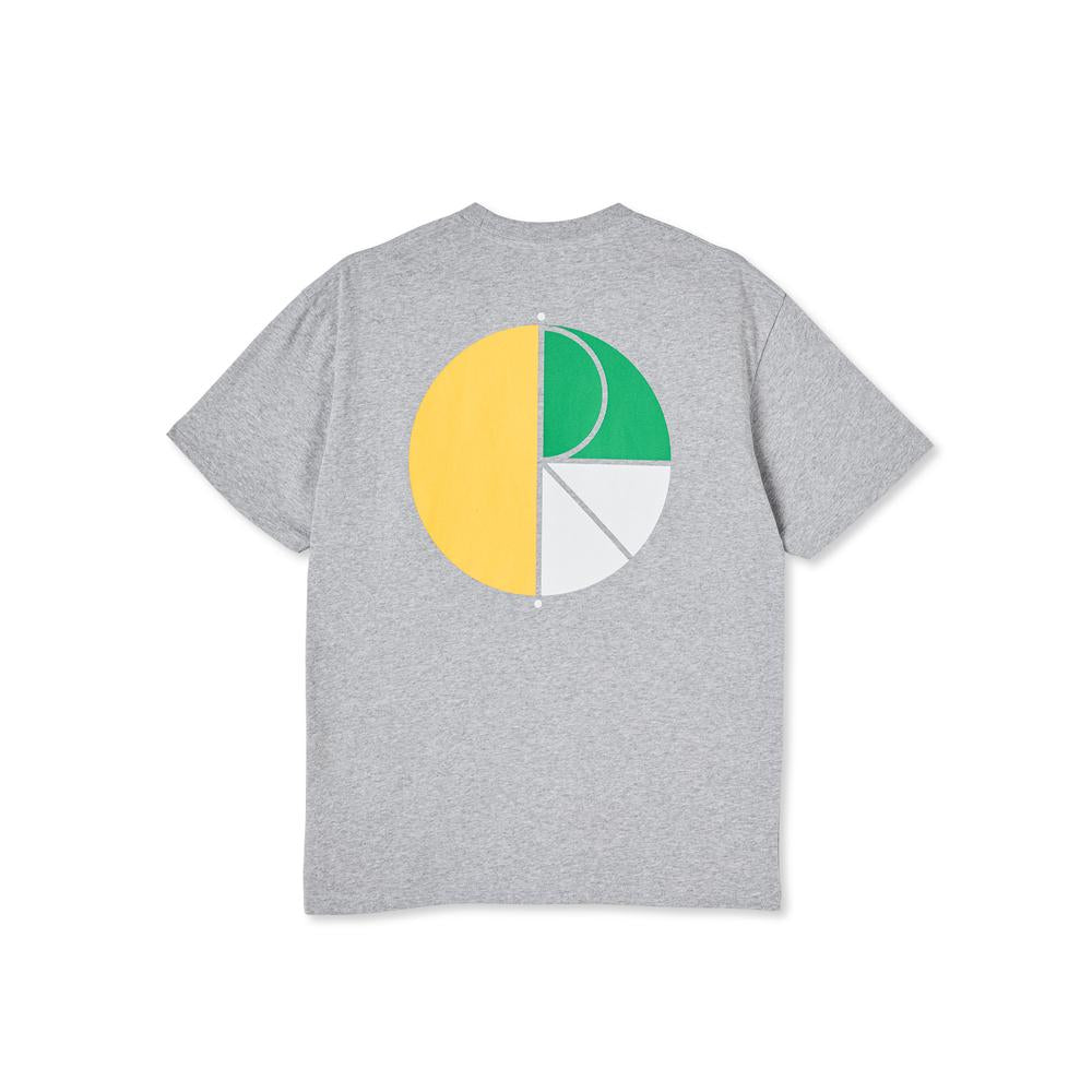 Polar Skate Co. 3 Tone Fill Logo T-Shirt - Sport Grey