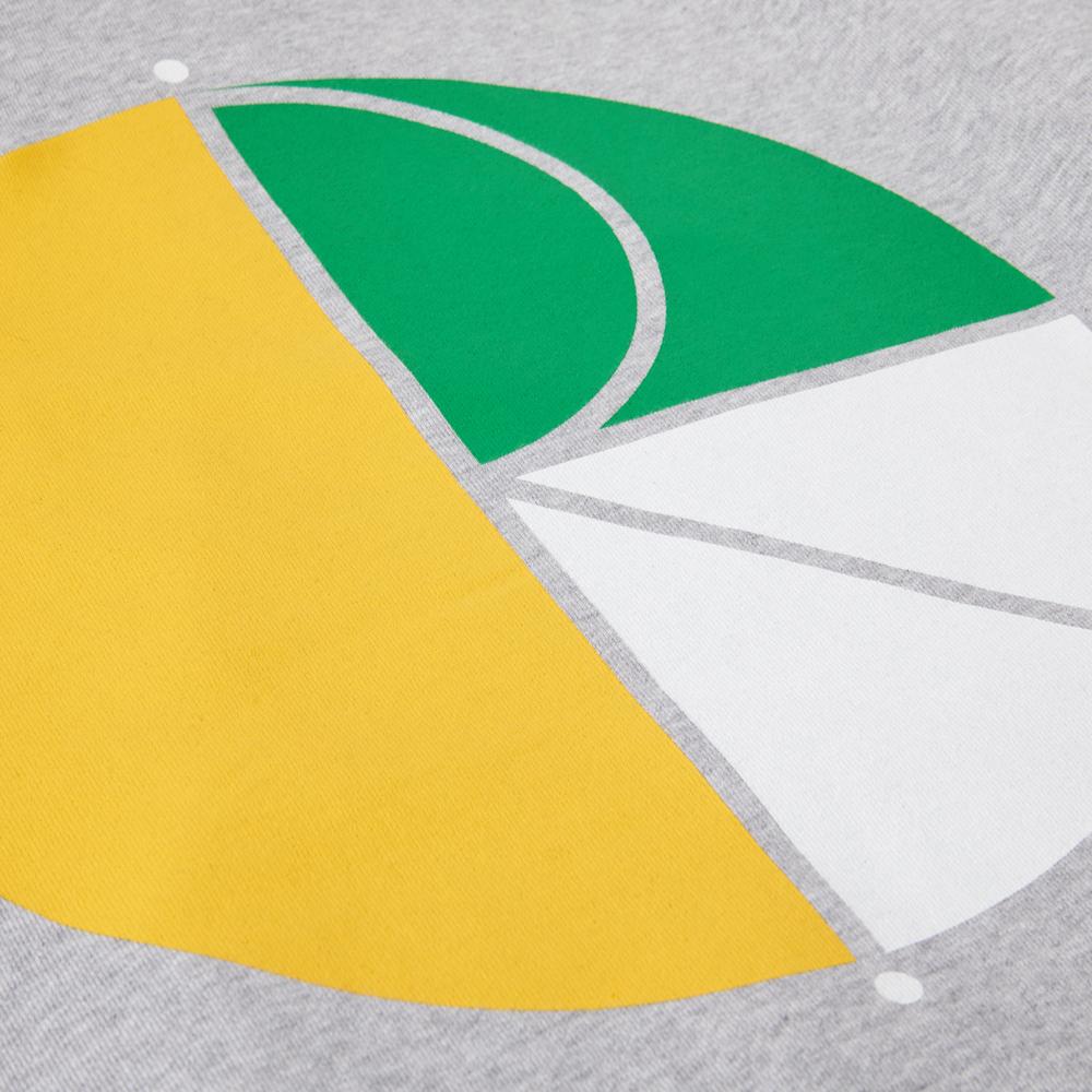Polar Skate Co. 3 Tone Fill Logo T-Shirt - Sport Grey