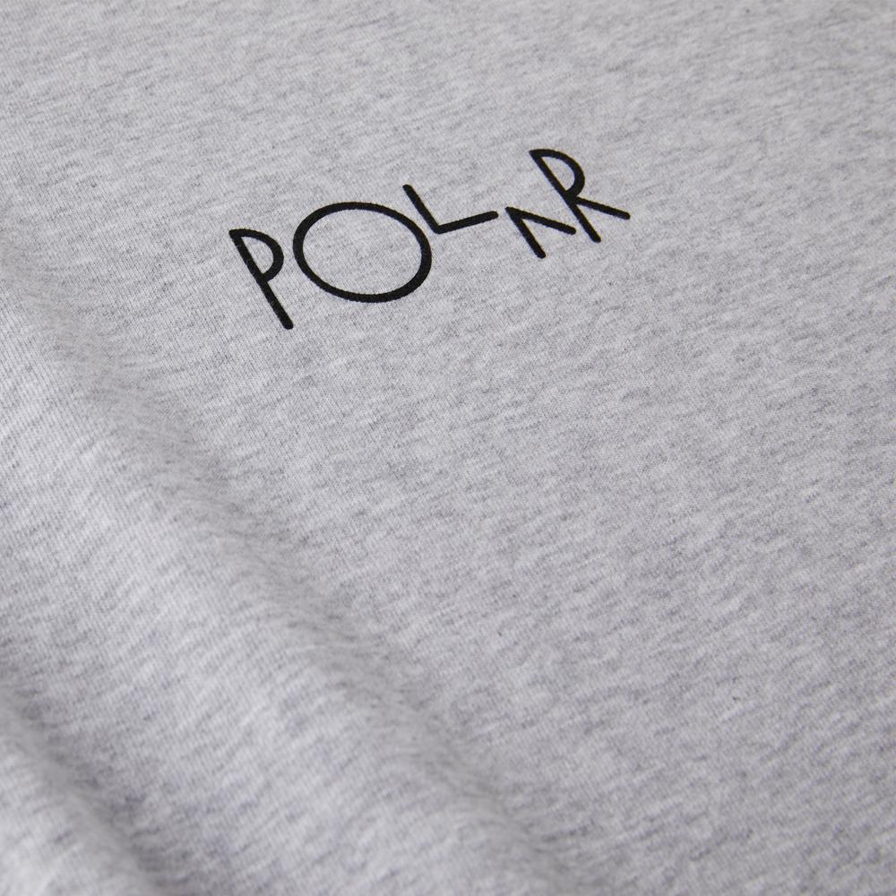 Polar Skate Co. 3 Tone Fill Logo T-Shirt - Sport Grey