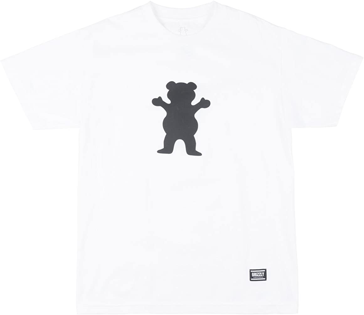 Grizzly OG Bear T-Shirt - White/Black