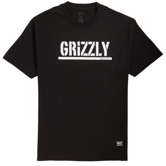 Grizzly Stamp T-Shirt - Black