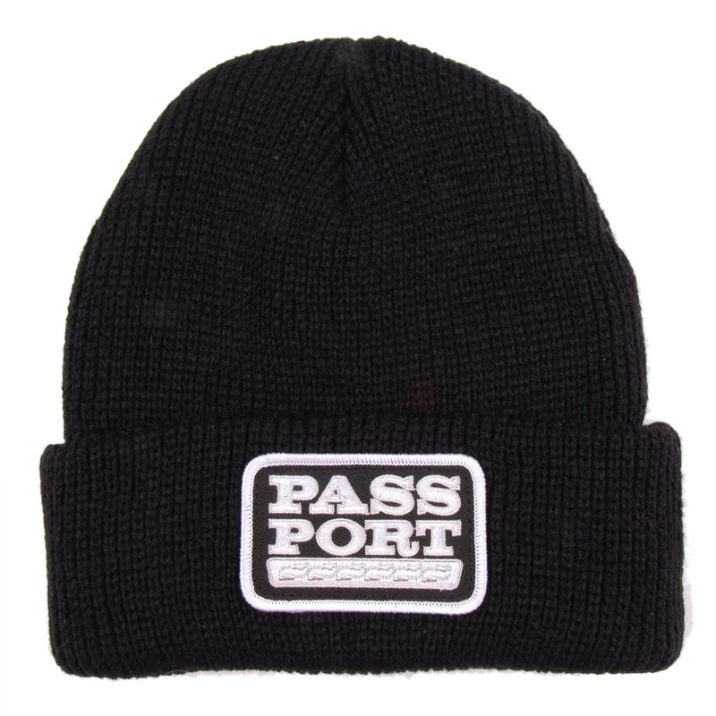 Passport Auto Patch Beanie - Black