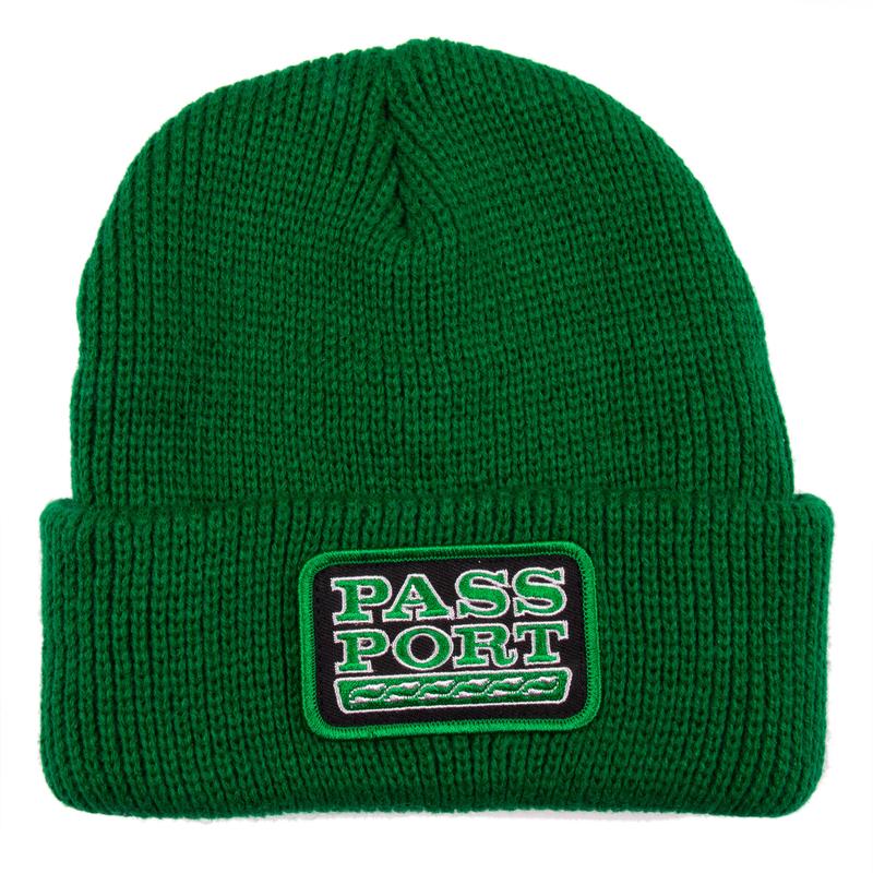 Passport Auto Patch Beanie - Kelly Green