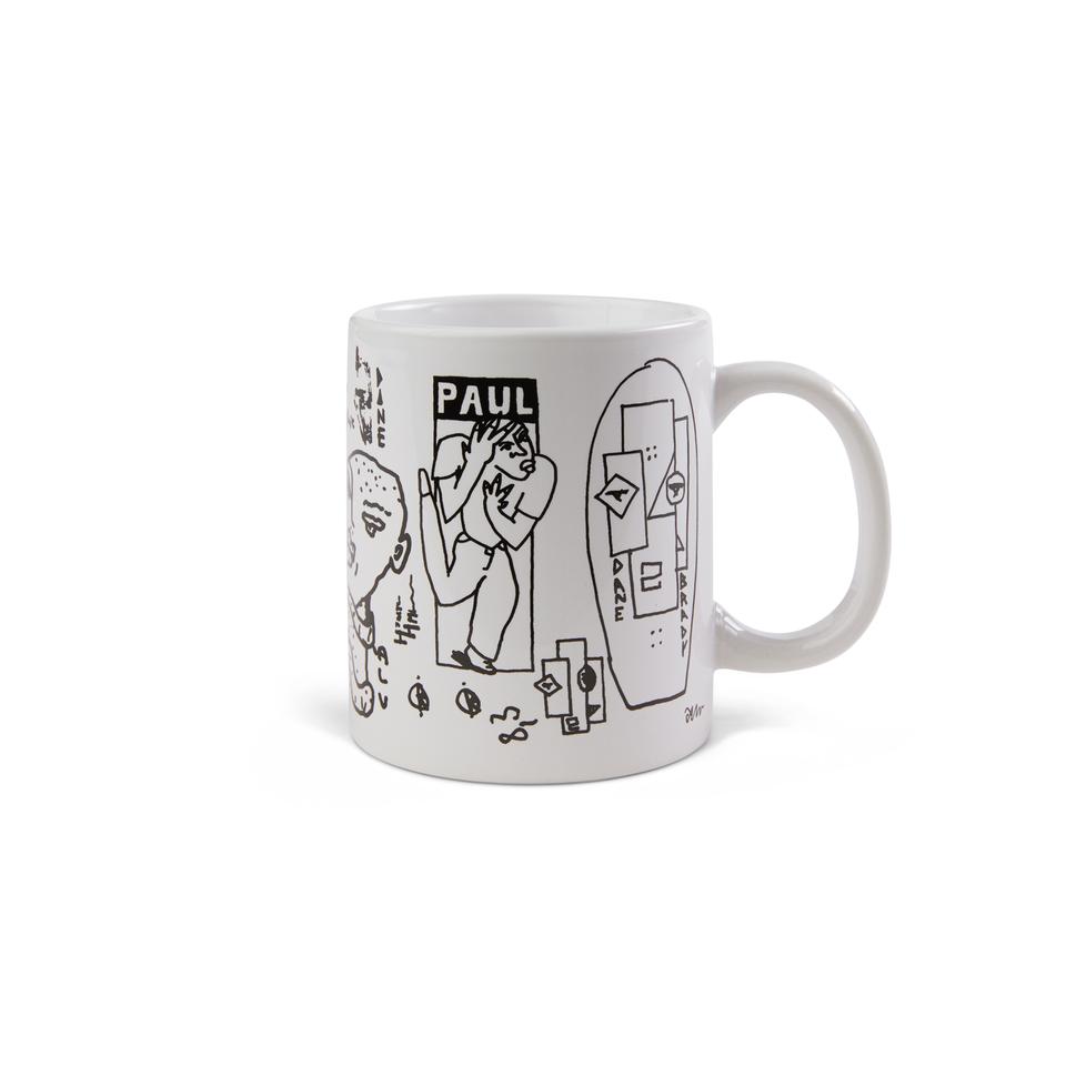 Polar Skate Co. Doodle Mug - White - Aylesbury Skateboards UK