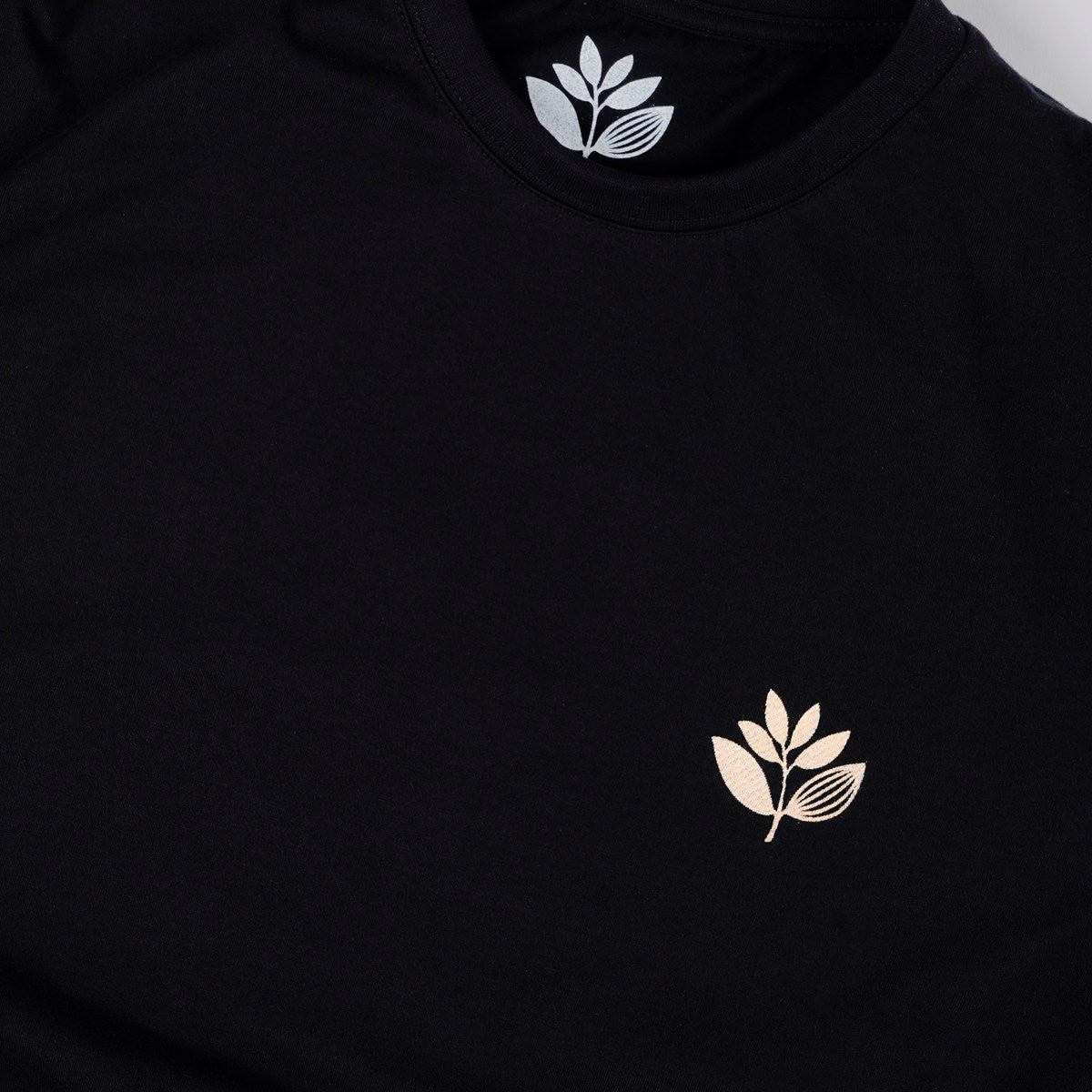 Magenta Bear Plant T-Shirt - Black