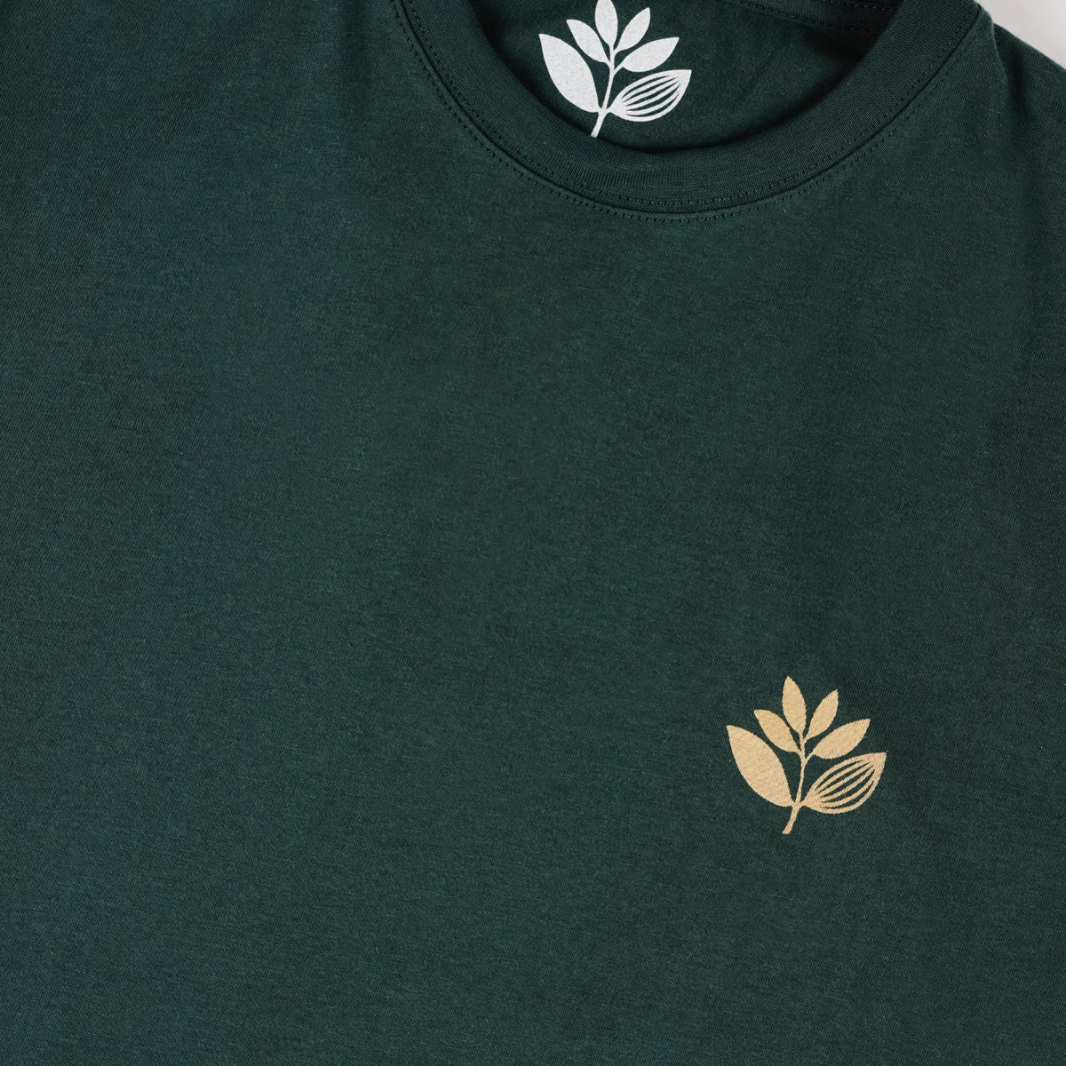 Magenta Bear Plant T-Shirt - Green