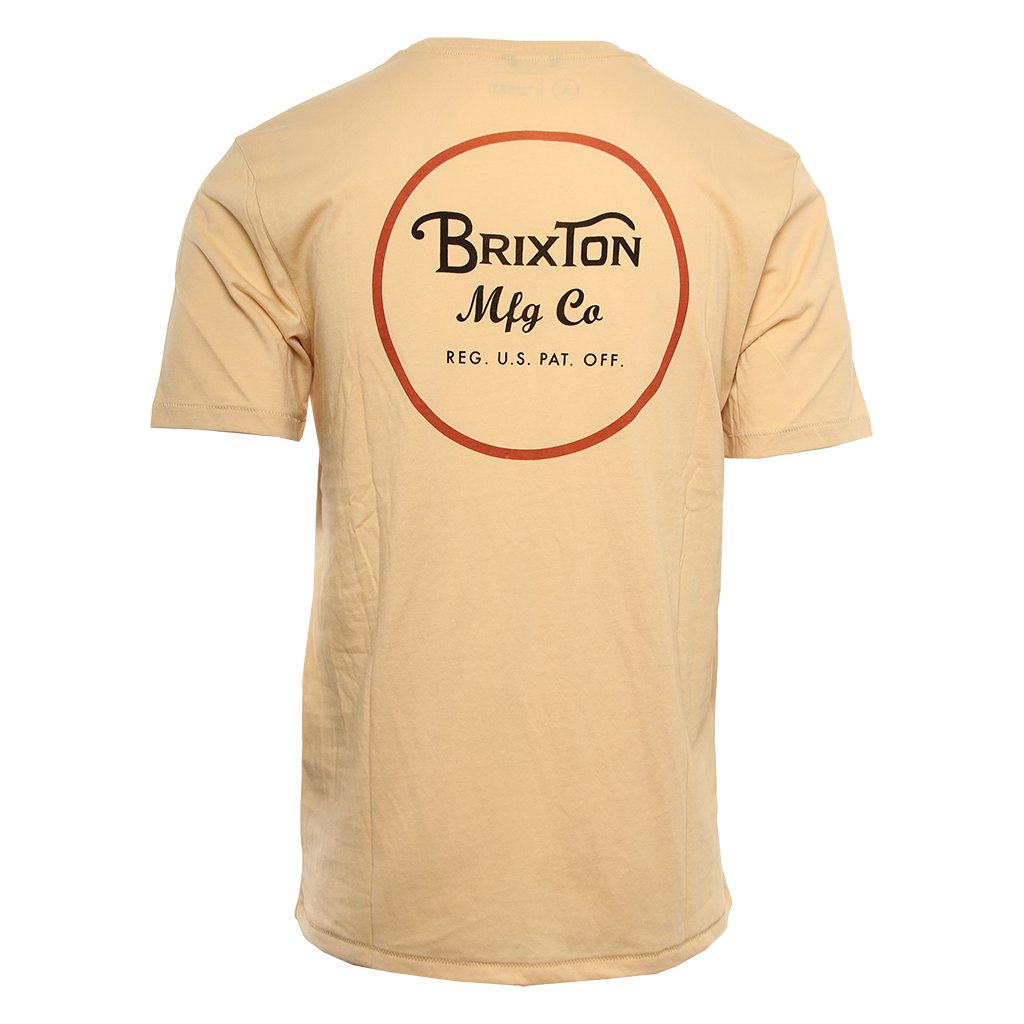 Brixton Wheeler II T-Shirt - Parchment - Aylesbury Skateboards UK