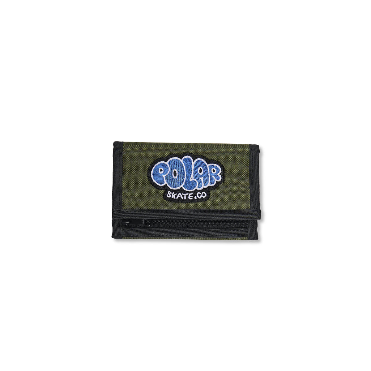 Polar Skate Co. Bubble Logo Key Wallet - Olive