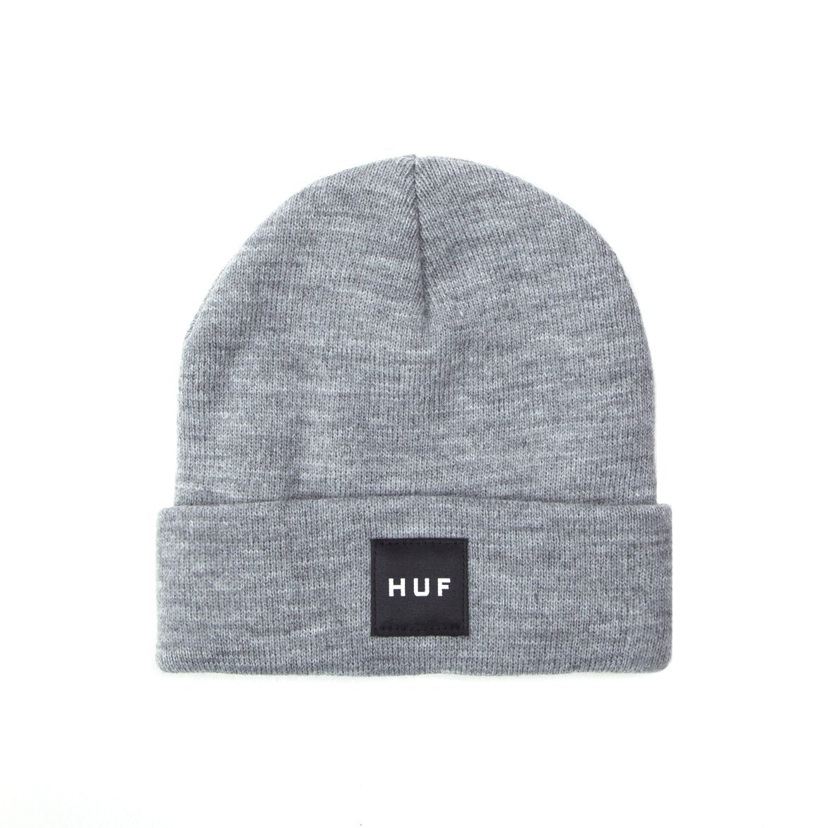 【希望者のみラッピング無料】 Logo Box HUF Beanie Grey - 帽子