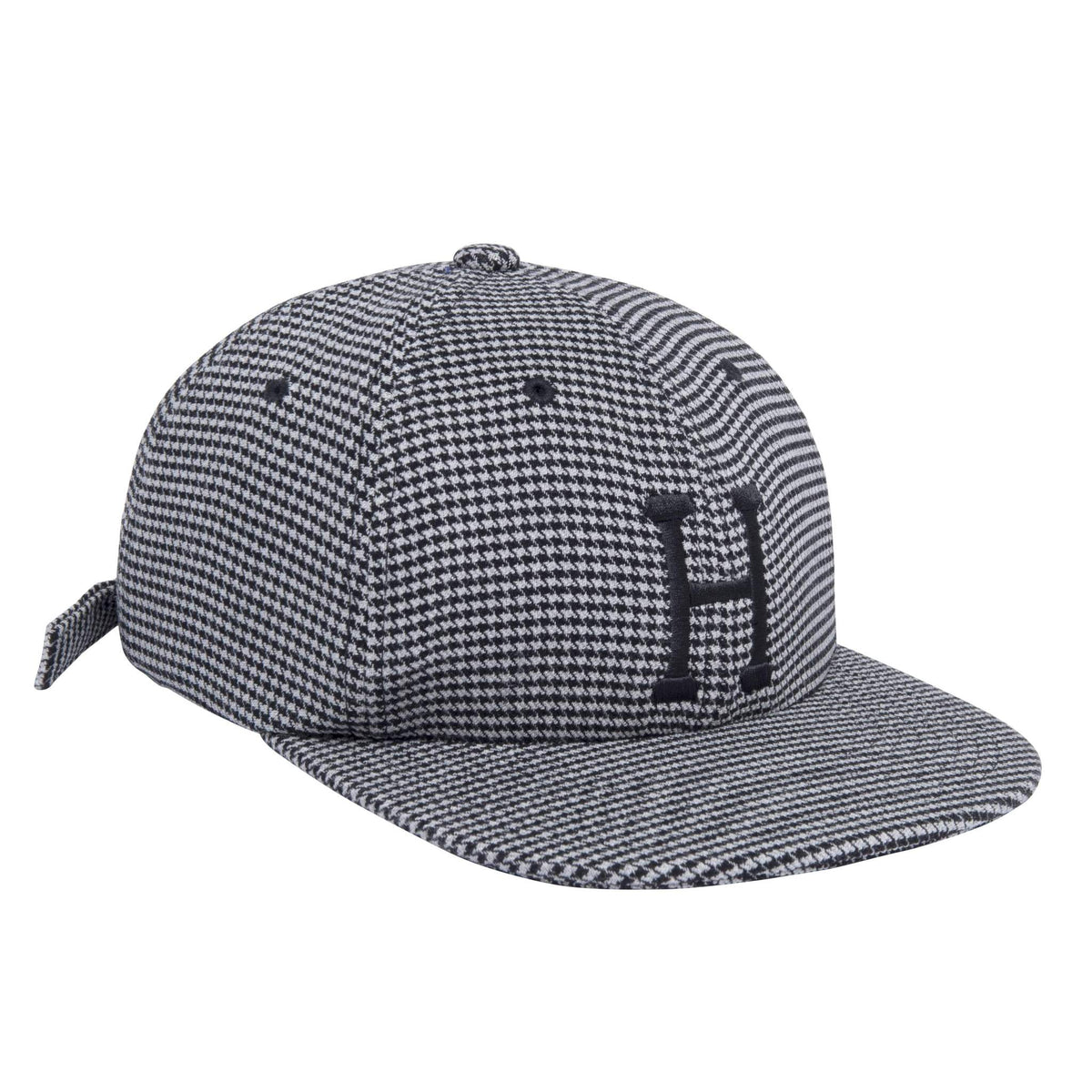 HUF Classic H Houndstooth 6-Panel Hat - Black