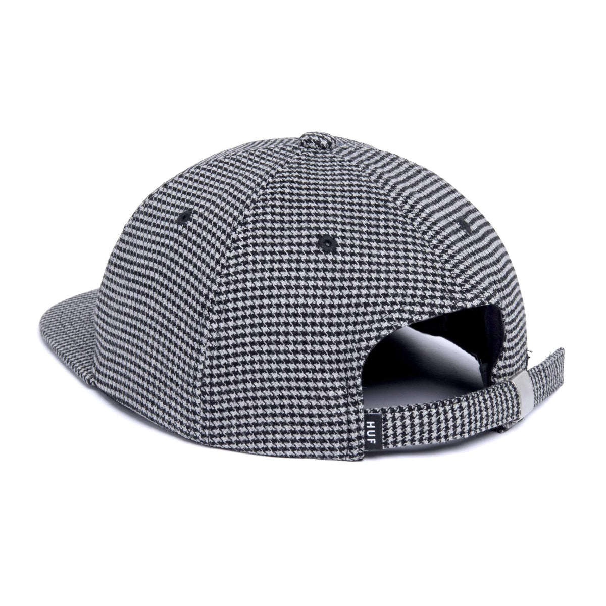 HUF Classic H Houndstooth 6-Panel Hat - Black