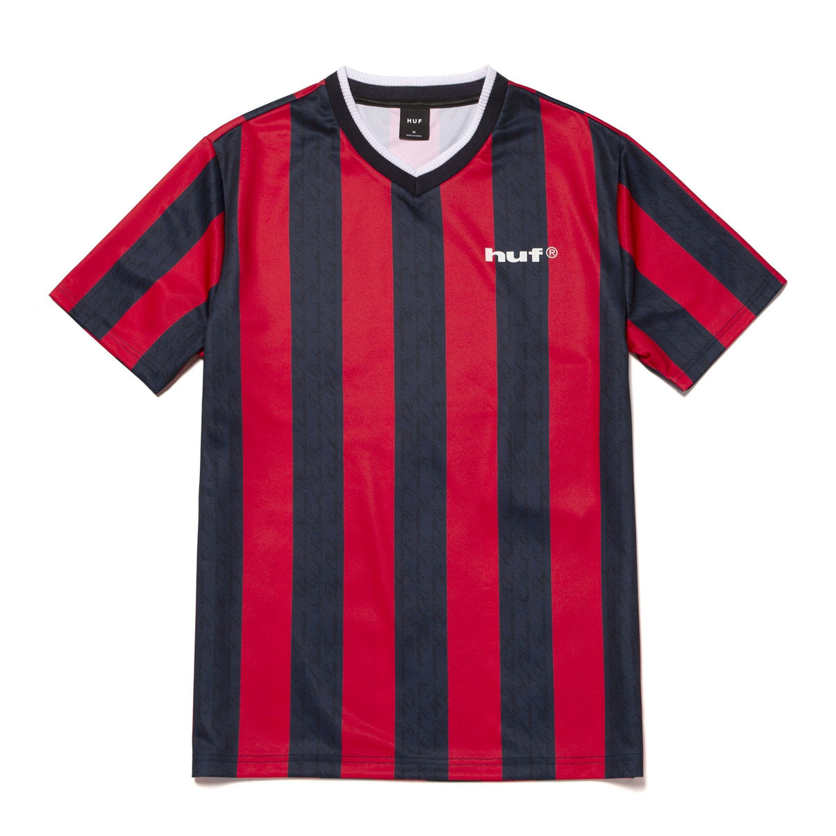 HUF Diego Soccer Jersey T-Shirt - True Red - Aylesbury Skateboards UK