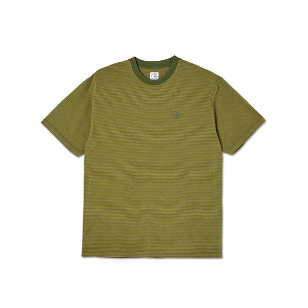 Polar Skate Co. Dizzy Stripe T-Shirt - Army Green