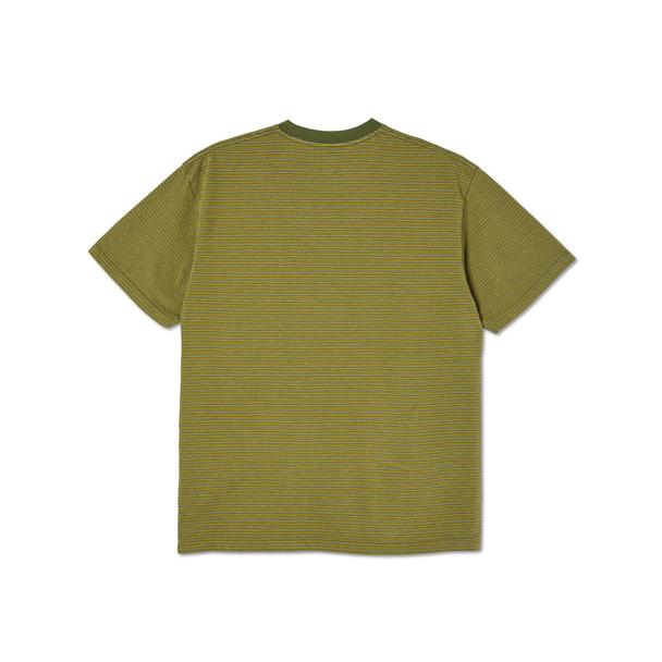 Polar Skate Co. Dizzy Stripe T-Shirt - Army Green