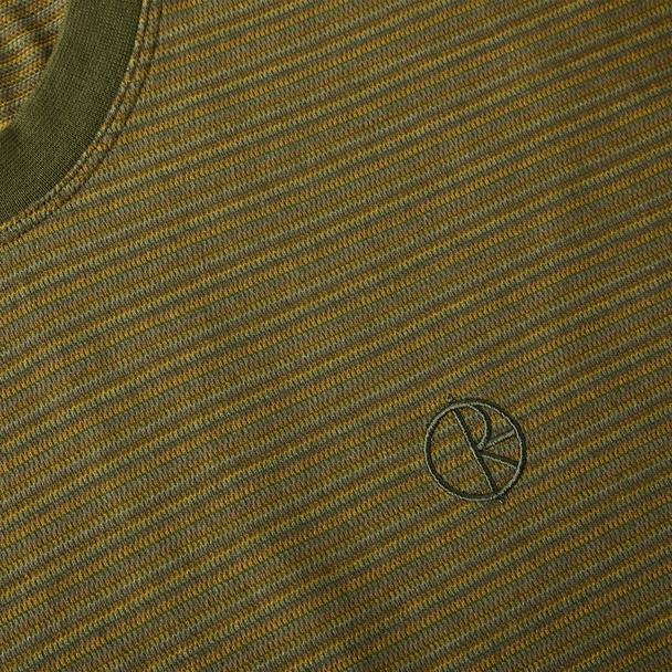 Polar Skate Co. Dizzy Stripe T-Shirt - Army Green
