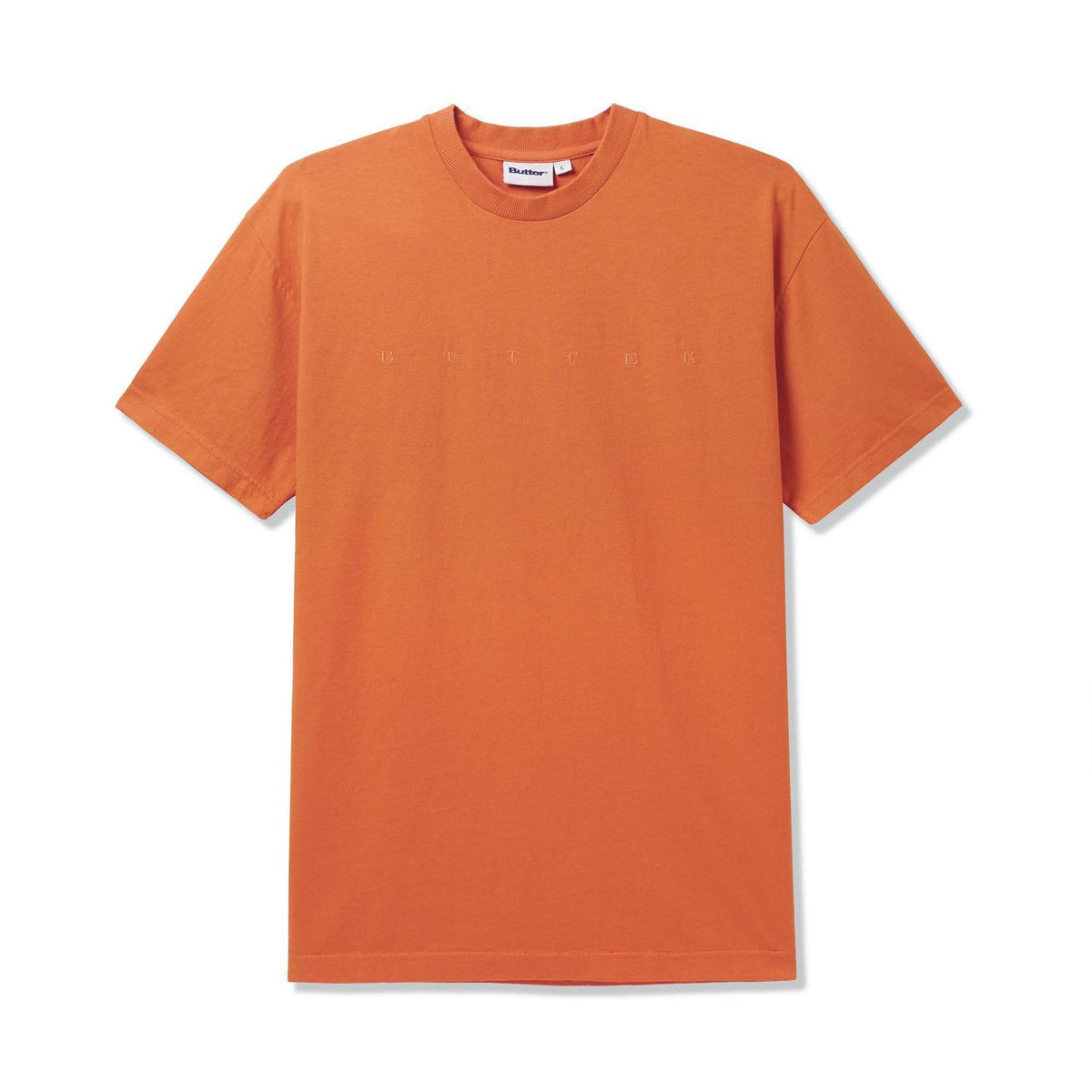 Butter Goods Hampshire Pigment Dye T-Shirt - Tangerine