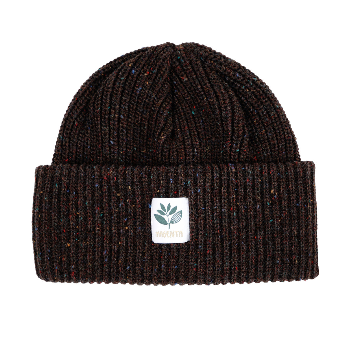 Magenta Everest Beanie - Brown