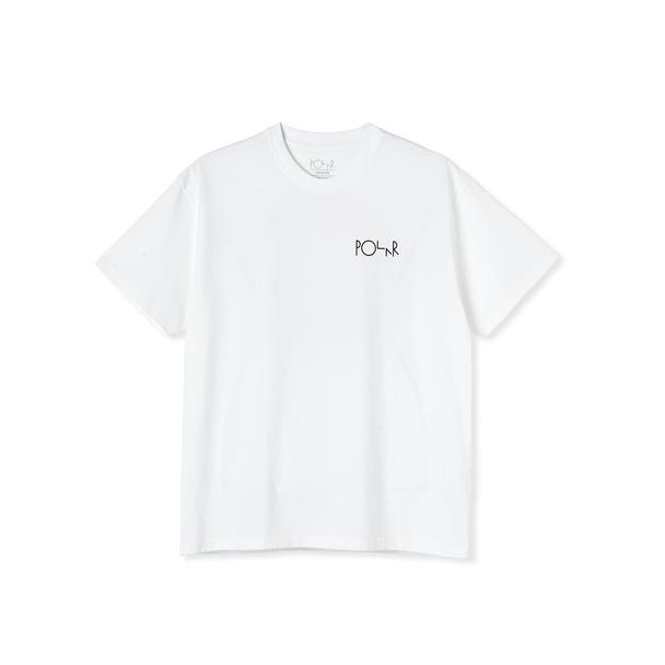 Polar Skate Co. Facescape Fill Logo T-Shirt - White