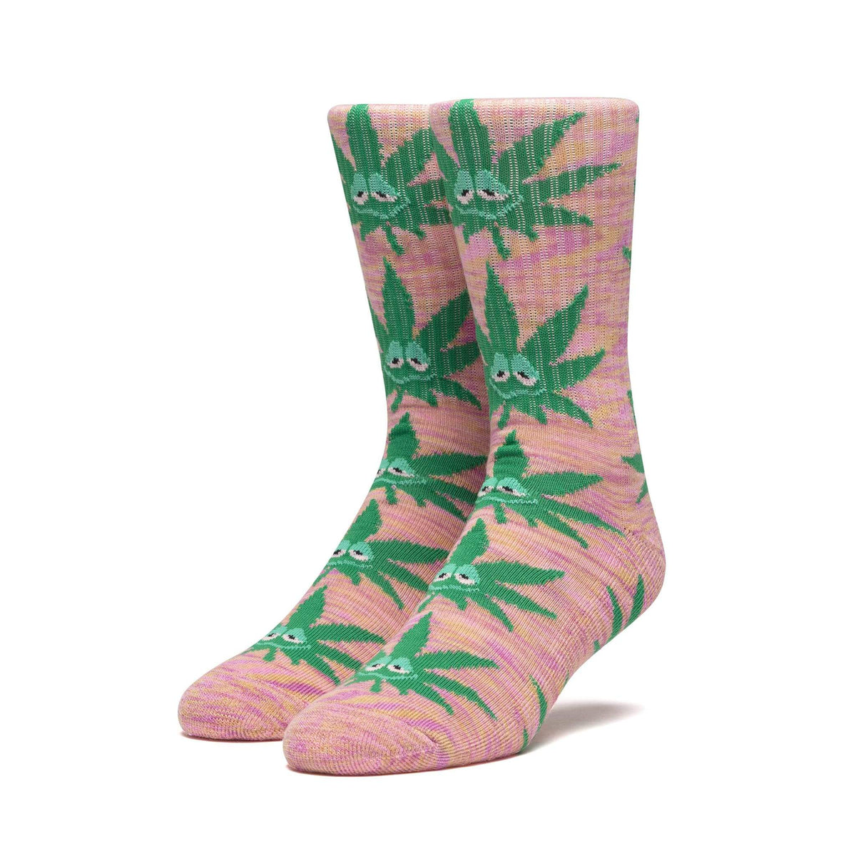 HUF Green Buddy Tiedye Green Buddy Socks - Magenta