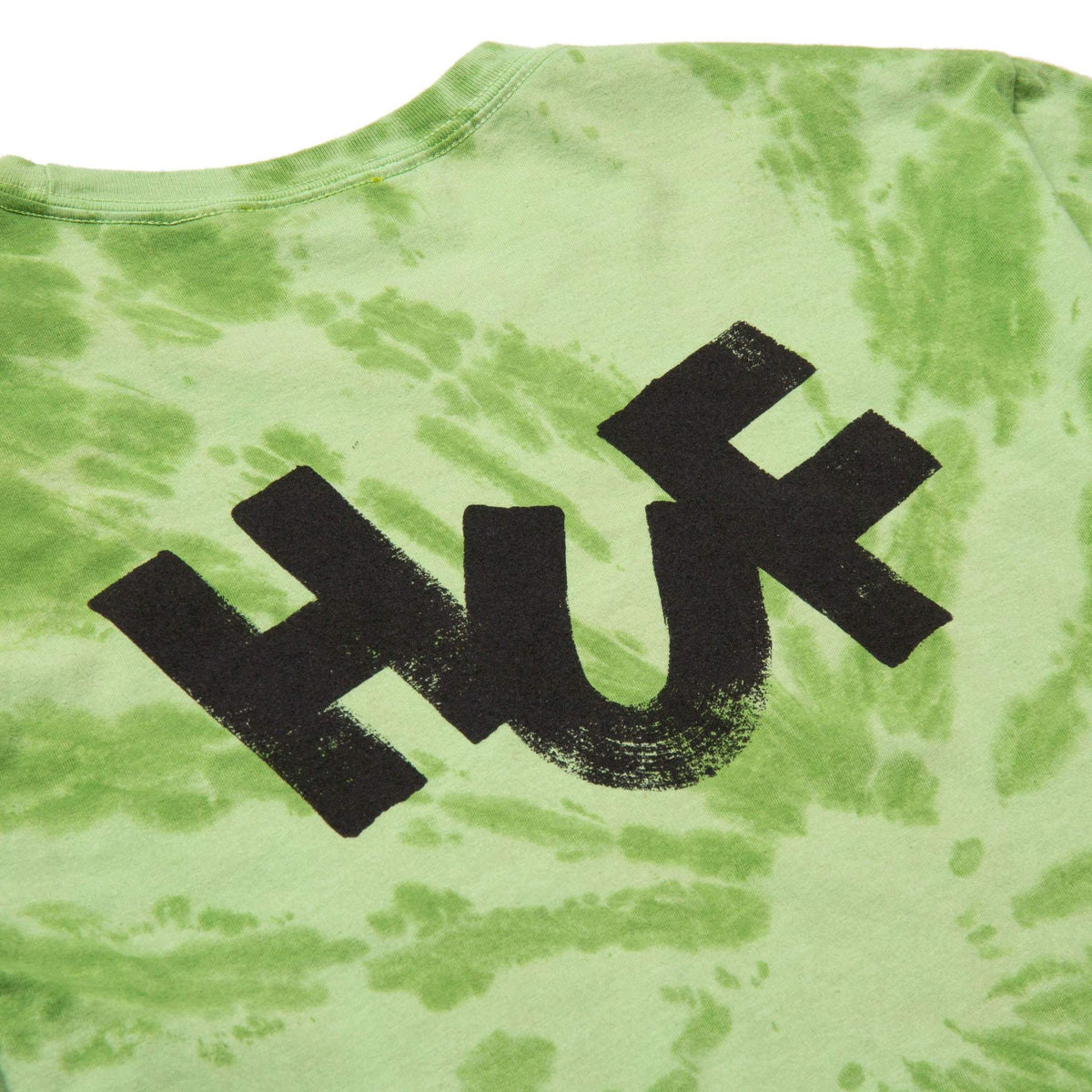 HUF Haze Brush Tie Dye T-Shirt - Lime Green