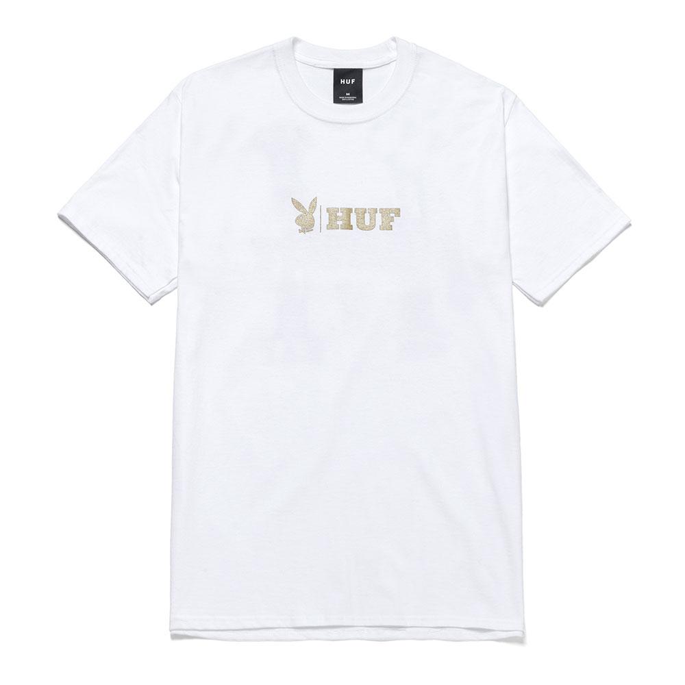 HUF x Playboy Classic H T-Shirt - White - Aylesbury Skateboards UK