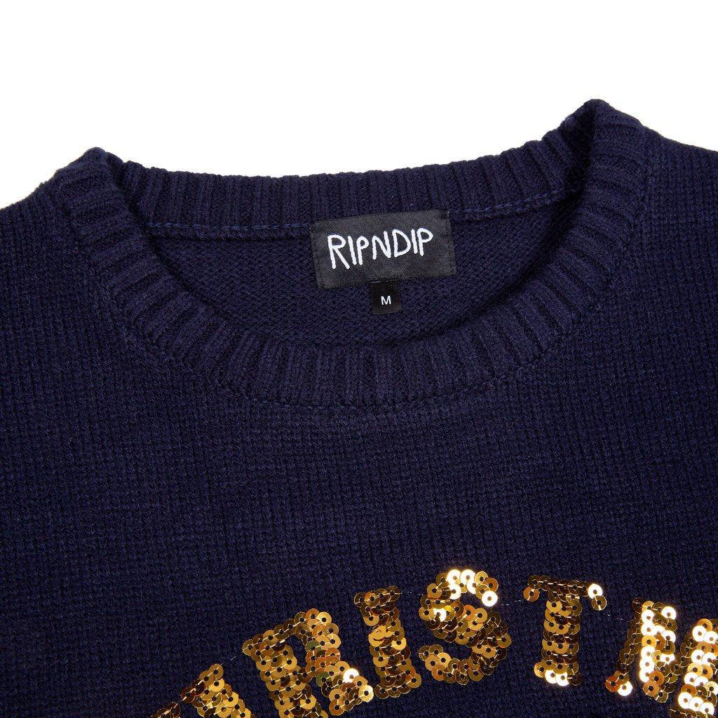 Rip N Dip Merry Litmas Sweater - Navy