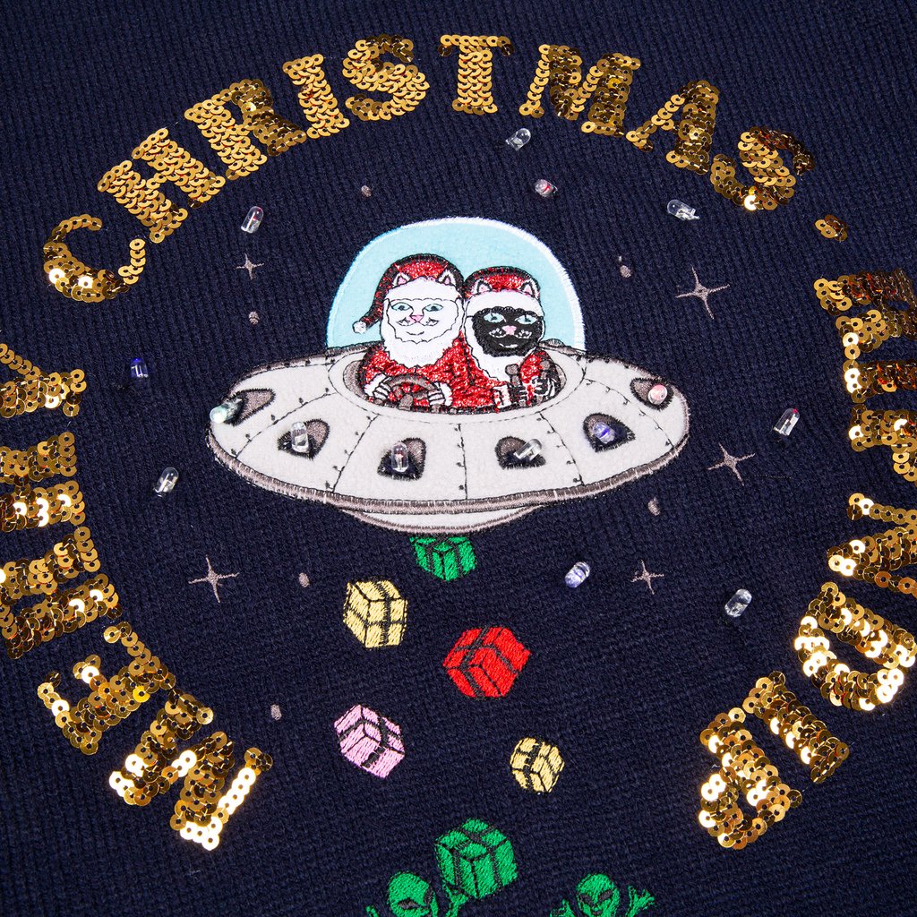 Rip N Dip Merry Litmas Sweater - Navy