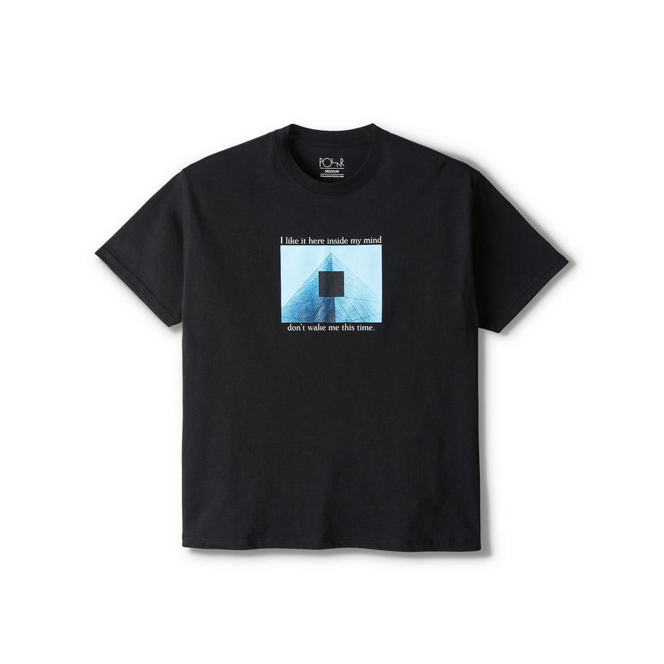 Polar Skate Co. I Like It Here... T-Shirt - Black - Aylesbury Skateboards UK