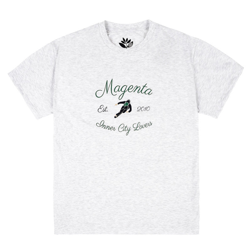 Magenta Inner City Lovers T-Shirt - Ash