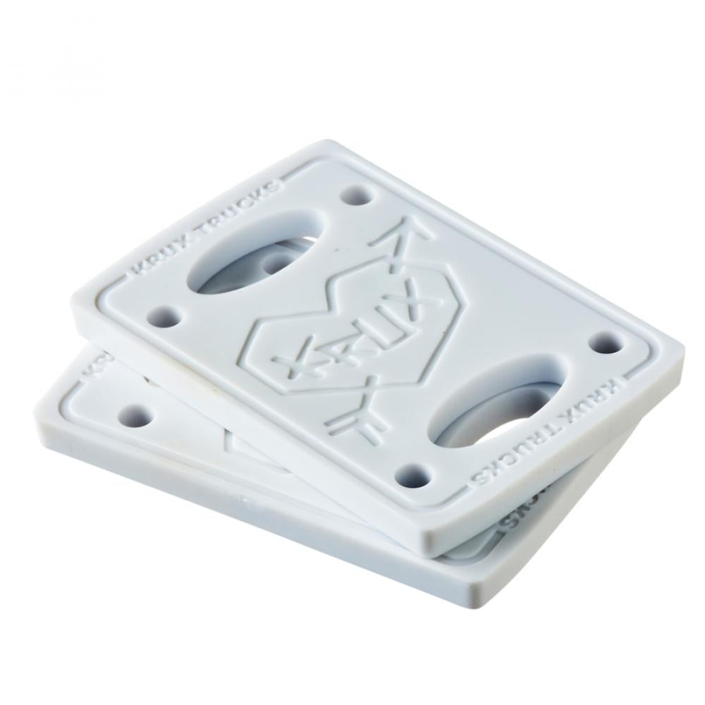 Krux 1/4" Skateboard Risers - White