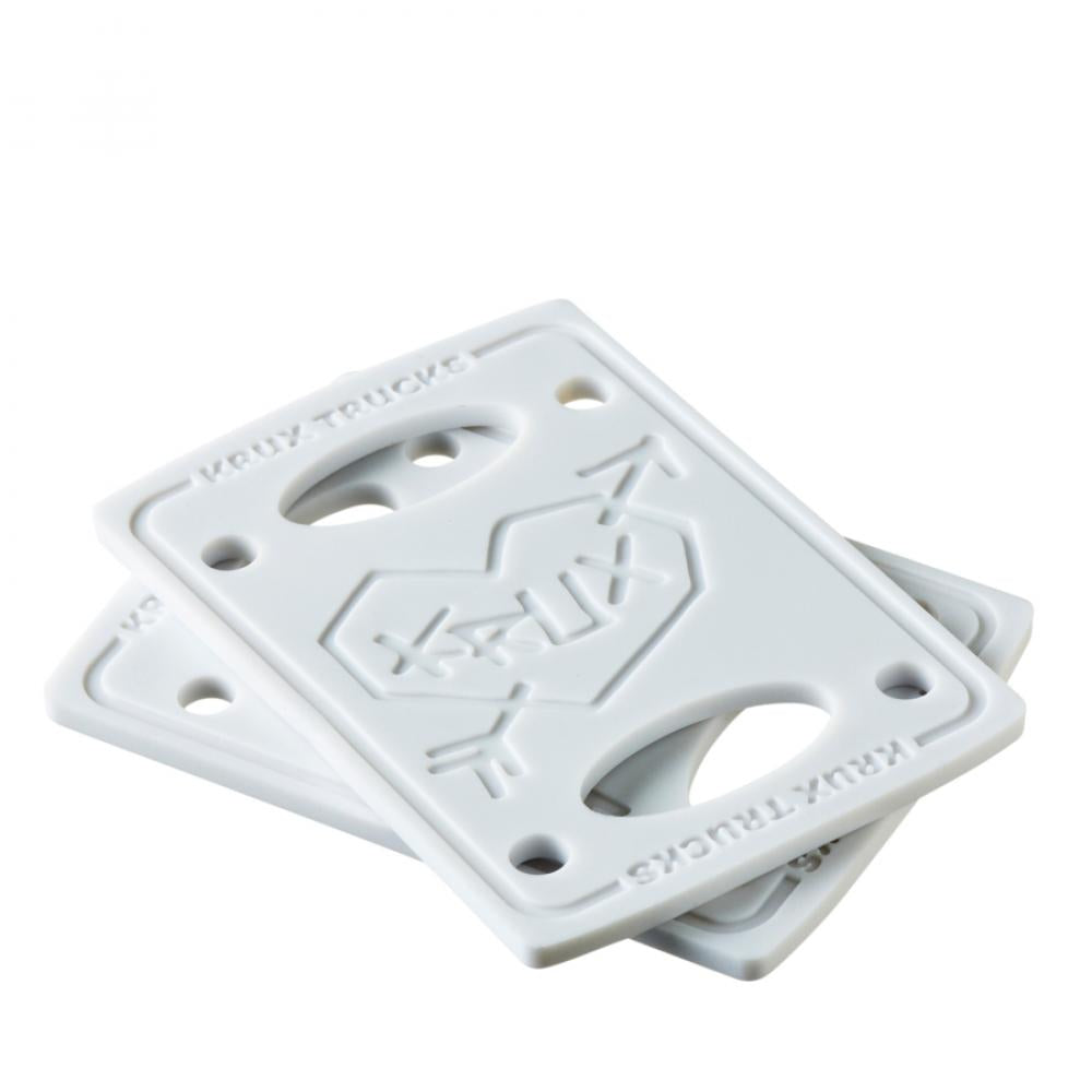 Krux 1/8" Skateboard Risers - White
