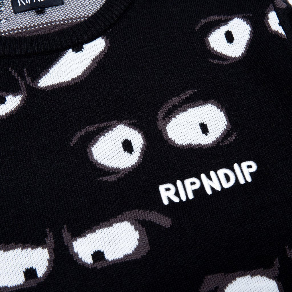 Rip N Dip All Eyez Knitted Sweater - Black