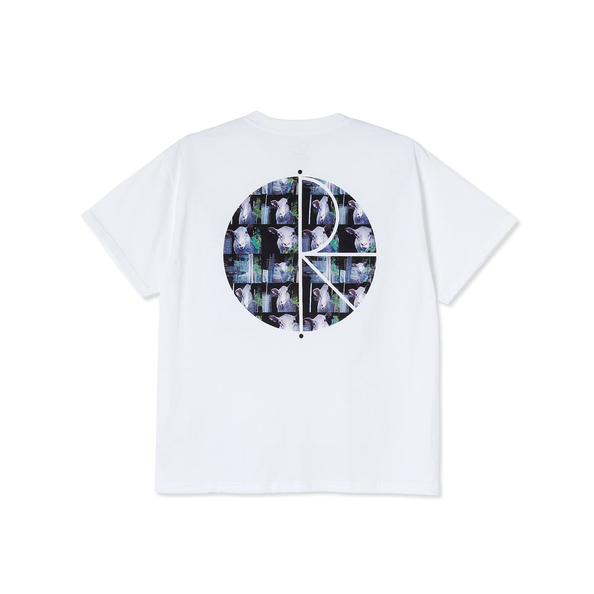 Polar Skate Co. Moving Sheep Fill Logo T-Shirt - White