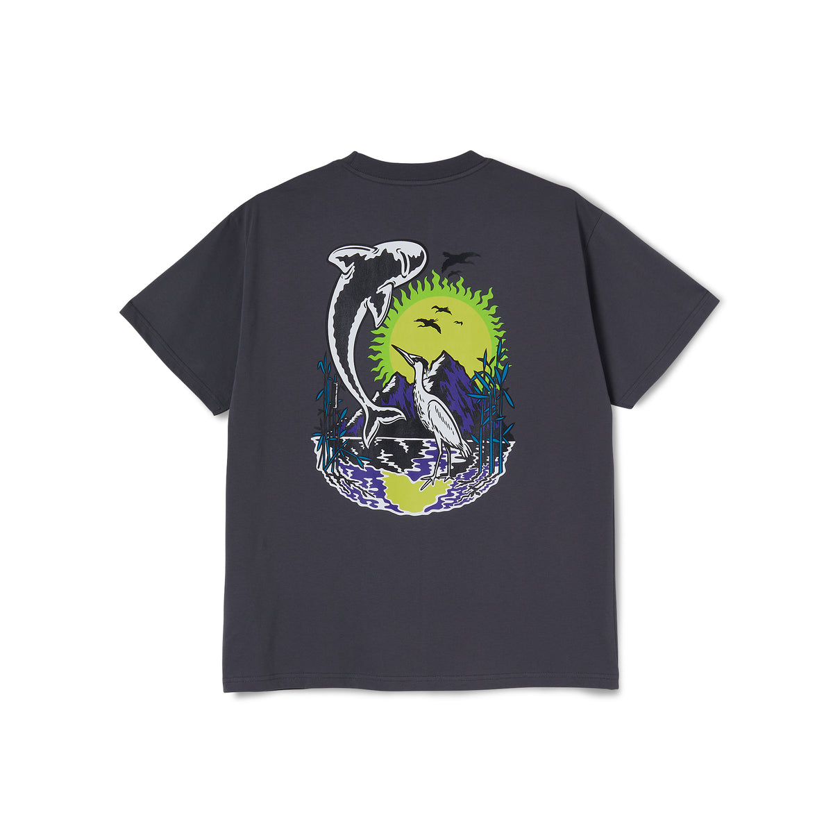 Polar Skate Co. Mt Fuji T-Shirt - Graphite