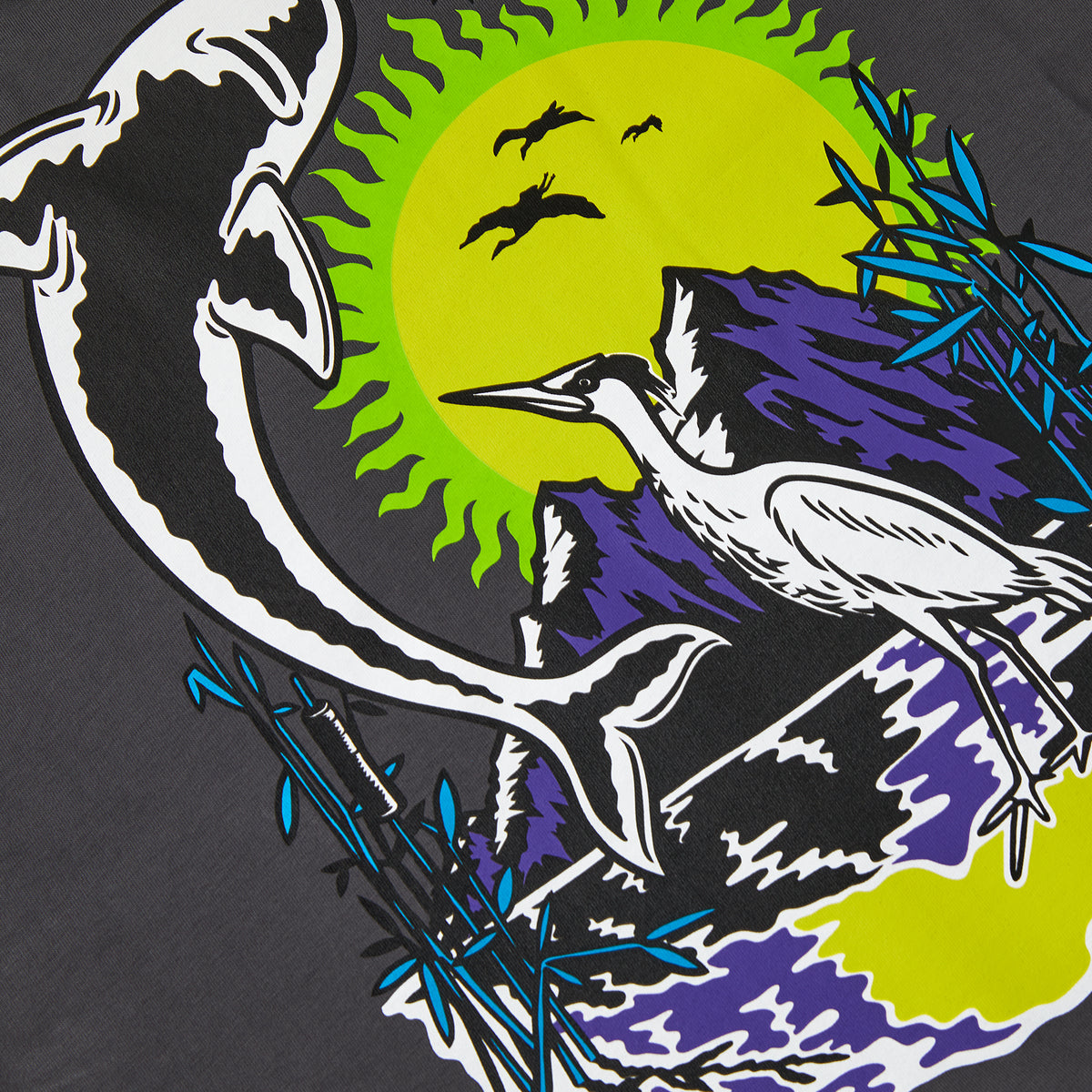 Polar Skate Co. Mt Fuji T-Shirt - Graphite
