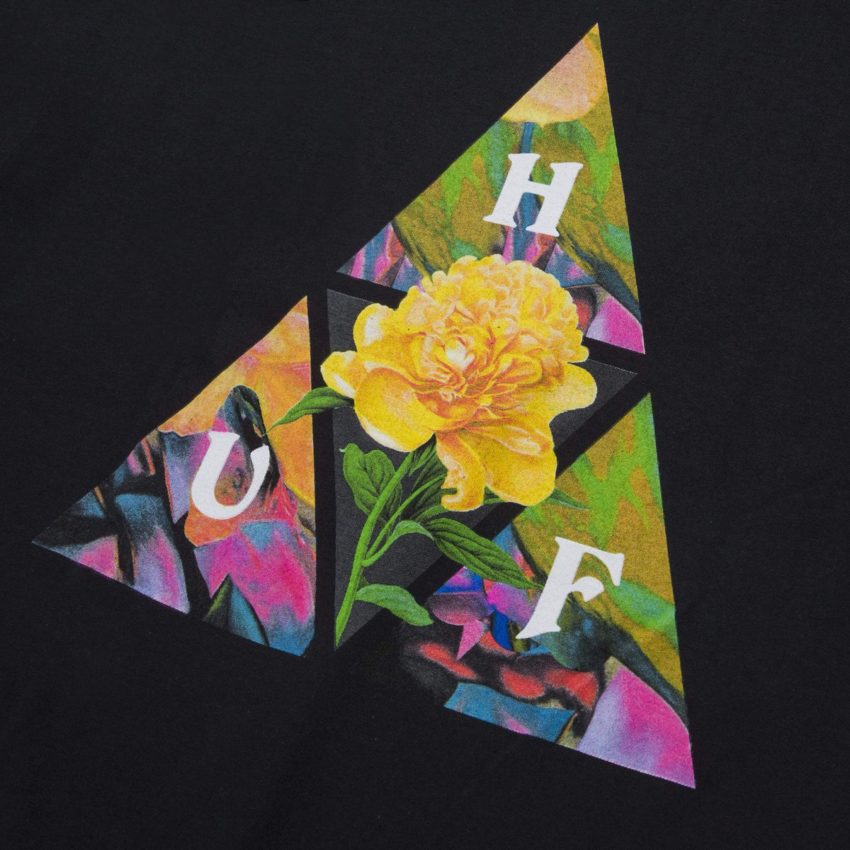 HUF New Dawn Triple Triangle T-Shirt - Black