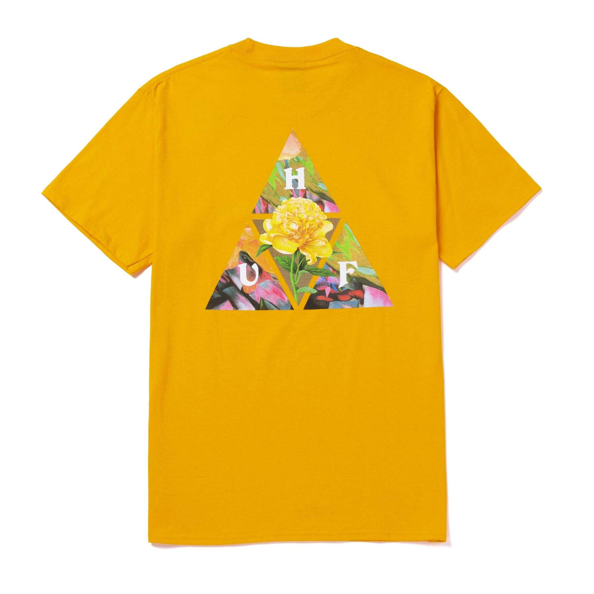 HUF New Dawn Triple Triangle T-Shirt - Gold