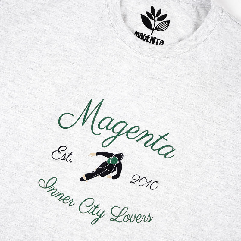 Magenta Inner City Lovers T-Shirt - Ash