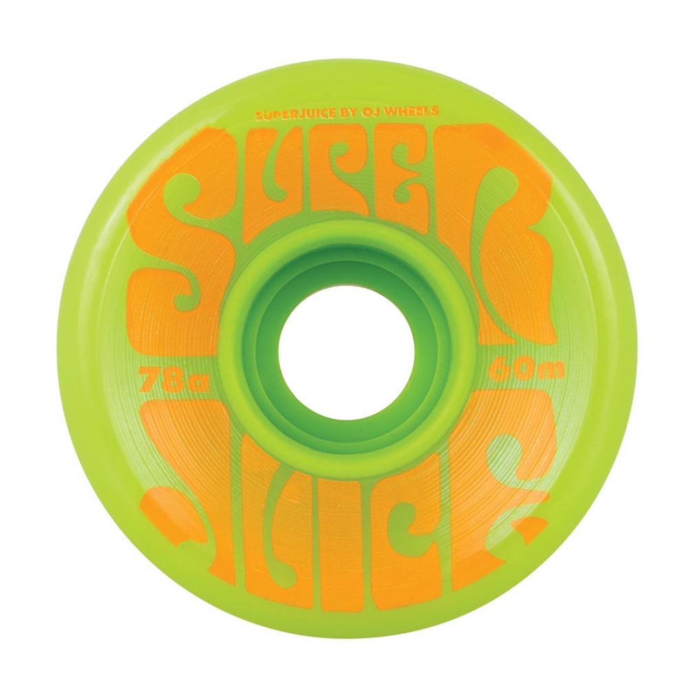 OJ Super Juice 78a 60mm Skateboard Wheels - Green