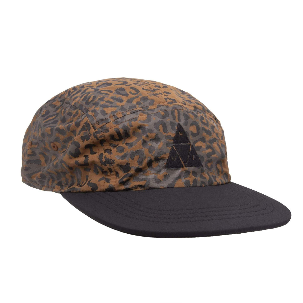 HUF Peak Reversible Volley Cap - Leopard and Black