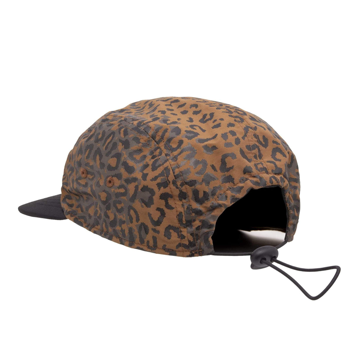 HUF Peak Reversible Volley Cap - Leopard and Black