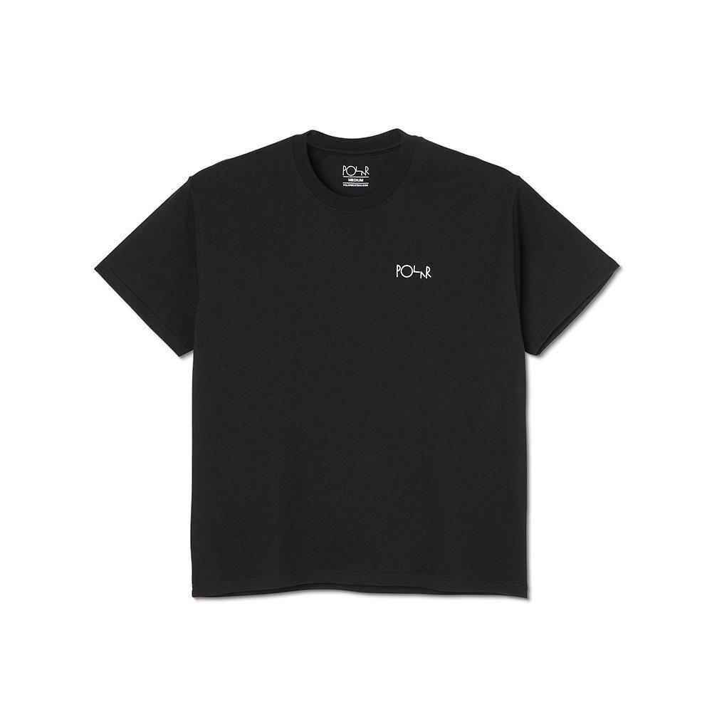 Polar Skate Co. Script T-Shirt - Black - Aylesbury Skateboards UK