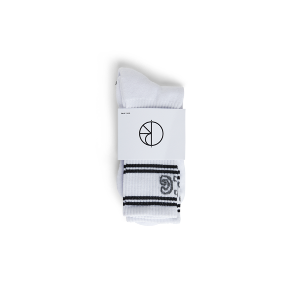 Polar Skate Co. Big Boy Socks - White/Black/Grey