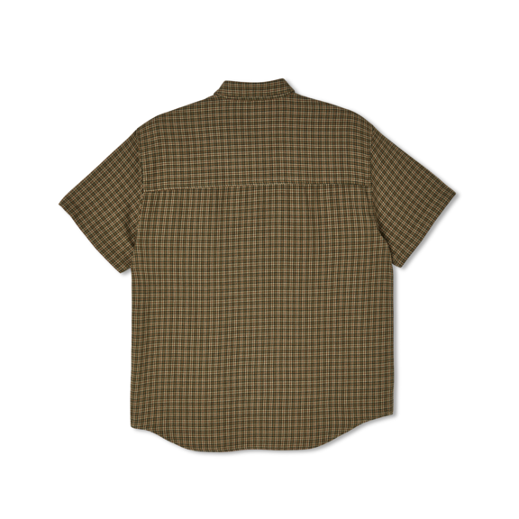 Polar Skate Co. Mitchell Flannel Shirt - Green brown - Aylesbury