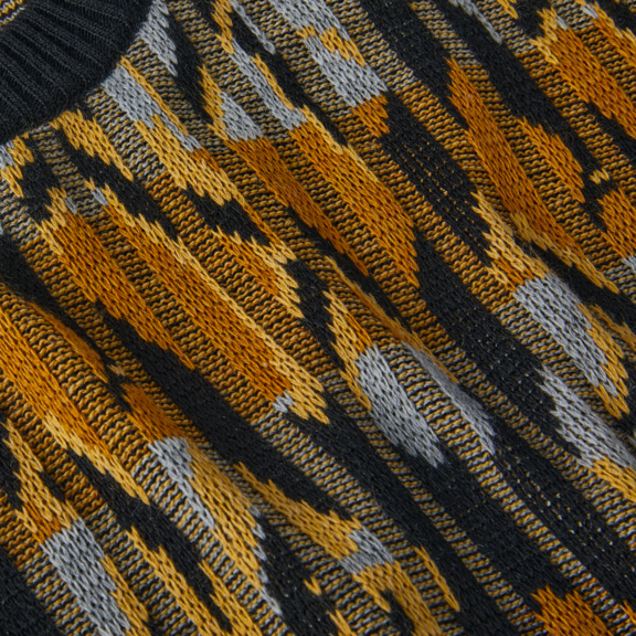 Polar Skate Co. Paul Knitted Sweatshirt - Black/Yellow